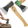 STREND PRO accetta A613 Sandblaster 600 g | manico in frassino 360 mm | testa sabbiata e verniciata | campeggio, giardino e legna da accensione