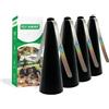Fly Away Product Fly Away - Confezione da 4 ventole repellenti per mosche, uso esterno o interno, da tavolo, ristorante, barbecue, eventi, scoraggia mosche, vespe, api, altri mosche e insetti, funzionamento a