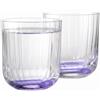 Krosno Bicchieri da Acqua 2 x 300 ml, Fondo Lavanda, Celebration Moments | Tumbler per whisky, bevande, cocktail, gin tonic, succo, Vetro Cristallo senza piombo, Lavabili in lavastoviglie, Idea regalo