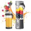 TWSOUL Frullatore portatile to go & smoothie Maker, mini frullatore da 600 ml con 12 lame, bicchiere senza BPA con coperchio a prova di perdite e apertura per bere, frullatore di tipo C, 22000 giri/min