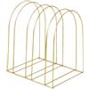 Baoblaze Organizzatore per cappelli, porta cappelli, decorazione moderna, scaffale in metallo, espositore per cappelli di lana, portaoggetti per cappelli in, D'oro
