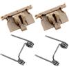 WAHFOX 4 pezzi di tensione a molla e sostituzione testa oscillante guida blocco plastica lingua cam follower per WahL Magic Clip 8148/8504/8591/1919 parti di riparazione