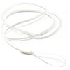System-S 5 X Cordino da Collo con Passante in Bianco per Smartphone Lettore MP3