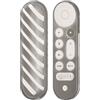 kwmobile Cover per Google TV Streamer 4K Cover - Custodia Protettiva Telecomando TV - Trasparente e Antiscivolo in TPU Morbido - Nero/Trasparente