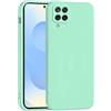 Mixroom - Cover Custodia Case per Samsung Galaxy A22 4G / M22 / M32 Protezione Fotocamera in Silicone TPU Morbido Opaco Bordi Piatti Colore Verde Acqua