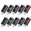 Aiibe Chiavetta USB C da 16 GB, confezione da 10 unità di tipo C + doppia chiavetta USB 2.0 da 16 GB (nero, verde, rosso, blu, viola)