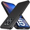 GIOPUEY Cover Compatibile con Xiaomi Redmi Note 15 5G, Il Materiale TPU Ultrasottile Custodia, Anti Impronta Digitale Phone Case [Resistente all'Usura] [Antiscivolo] - Nero