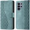 CaseGla Cover per Samsung Galaxy S26 Ultra custodia portafoglio Verde nebbia | Blocco RFID, 3 scomparti carte, 1 tasca banconote, Chiusura magnetica, Supporto, Pelle PU flip cover per Samsung S26 Ultra
