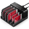 ORICO USB 3.0 Hard Disk Docking Station con Funzione Clone Offline, 5-slot Case HDD SATA da 3,5 Pollici Espansione di Memoria Esterna fino a 90 TB Compatibile con Windows, Mac OS (6558US3-C)