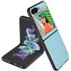HAFFAN Custodia Cover Protettiva per Cellulare per Samsung Galaxy Z Flip5 / Samsung Galaxy Flip 5 2023 (6.7 inches), Stile Similpelle - Azzurro