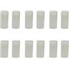 Universal Hardware Distanziatori in nylon bianco, rondelle in plastica (confezione da 10), bianco