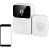 DISCORAMA SPIONCINO DIGITALE PER PORTA CON APP CONTROLLO DAL TELEFONO. SPIONCINO CAMPANELLO VIDEO CITOFONO CAMERA UFFICIO INTERNO ESTERNO - DISCORAMA®