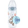 NUK First Choice+ Biberon, 0-6 Mesi, Controllo Temperatura, Sfiato Anti-Colica, senza BPA, Tettarella in Silicone, Disney Tigger, 300 Millilitri