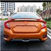 WTUQSUKA Spoiler Ala Per Civic 10a Generazione 4 Porte Berlina 2016-2021 ABS Plastica Non Verniciata Primer Colore Spoiler Posteriore Decorazione Alettone Tetto Posteriore(Unpainted color)