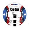 BLACK DOVES GRAPHICS Adesivo Resinato 3D Compatibile con Tappo Serbatoio Benzina con Fori R 1200 GS LC and Adventure 2006-2013 (Bianco-Rosso-Blu)