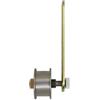zolink Rullo tenditore cinghia pressore per mietitrebbia triciclo cinghia trapezoidale tenditore ferro puleggia tendicinghia con cuscinetto ricambio puleggia tendicinghia trattorino motozappa (set 26x48.5mm)