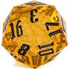 Poludie Dadi poliedrici giganti D20 D&D a 20 facce, 55 mm, con confezione | Grande D20 per D&D, giochi da tavolo RPG