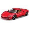 BURAGO 1/18 296 GTB Hybrid 830HP V6 2021 Rosso Corsa - Rosso BU16018CAR