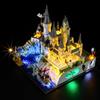 GEAMENT Set di Luci LED Compatibile Con LEGO Harry Potter Castello e parco di Hogwarts (Castle and Grounds) 76419 (Modello di mattoncini non incluso)