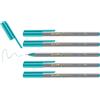 Edding Fineliner, colore: turchese, confezione da 5 pezzi