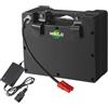 WILLQ Batteria al Litio da 24 V per Sedia a rotelle elettrica | Batteria rimovibile per scooter 24V 13Ah 20,8Ah 26Ah 31,2Ah 36,4Ah con caricabatterie, connettore Anderson rosso