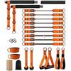 Generico Pilates Bar Kit Per Donne Resistenza Regolabile Allenamento Muscolare | Attrezzo Allenamento Total Body Per Adulti Appassionati di Fitness e Professionisti Impegnati
