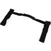 Besttoolifes Scuba Tank Handle Strap Nylon Carry Holder | Cinghie laterali completamente regolabili, si adattano alla maggior parte dei cilindri, presa sicura, colore nero