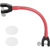 SDLDEER Supporto per sci con punta da sci per bambini, clip elastiche per il controllo della velocità, compatibile con attacchi snowboard