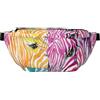 kkvhhyuo Marsupio da corsa con stampa di tigre e farfalle, Zebra arcobaleno. | Borsa a tracolla leggera, marsupio regolabile con tasche multiple per viaggi, escursioni quotidiane
