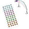 Generic Occhi Per Esca Da Pesca Accessorio Attrezzature Da Pesca | Occhio Artificiale Di Pesce per Pescatori Principianti, Padri e Uomini, in Acqua Dolce e Salata, sui Laghi,