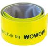WOWOW Fascia per braccia o gambe, 44 x 4,3 cm, riflettente, auto-arrotolante, giallo