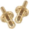 BESTYASH 2 Pezzi Viti per Giunto Stecca Biliardo in Ottone Oro | Finitura Lucida e Precisione Allineamento, per Stecche e Prolunghe da Biliardo, Controllo Stabile e Resistente