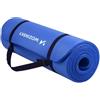 WOZINSKY tappetino da yoga fitness tappetino fitness Pilates tappetino da ginnastica tappetino da ginnastica tappetino da allenamento tappetino sportivo con tracolla 181 cm X 63 cm X 1 cm (Blu)