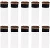 Luxshiny 10 Pezzi Punta per Stecca da Biliardo Bianca in Plastica | Superficie Liscia, Sostituzione senza Attrezzi, per Boccole e Stecche da Snooker, in Sala