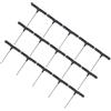 Yardwe 15 Pezzi Attrezzo T-Shaped Manico in Plastica e Acciaio | Strumento Portatile per Installazione Sicura, Impugnatura Antiscivolo, per Manutenzione Fai da Te
