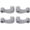 WRITWAA 4 Pezzi Gancio per Kayak a J in ABS, Ricambio Resistente | Paddle Board e Canoa, Adatto a Sacchi Asciutti e Corde Elastiche, Uso Esterno