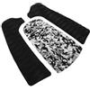 POPETPOP Tappetino Antiscivolo per Skimboard e Kiteboard, Eva Nero | Adesivo Posteriore Scanalature a V, Resistente All'acqua, Supporto per Tallone, Controllo