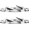 HOLIDYOYO 2 Pezzi Guida Cavo in Acciaio Inox, Finitura Argento Marina | Montaggio Semplice, Resistenza alla Corrosione Marina, Tocco Confortevole, per Funicelle D'ormeggio e Superfici Dock