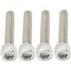 BESTOMZ 4 Pezzi Vite in Acciaio Inox M6x30 MM per Serie Sterzo Bici | Fissaggio Leggero e Robusto, Resistente alla Corrosione, per Forcelle Anteriori e Manutenzione Bici