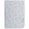 Jollein Copertina per neonati - 75x100 cm - Cotone - Per culla - Certificazione Oeko-Tex - Miffy Moments Cloudy Blue