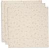 Jollein Panni in mussola per neonati - 70x70 cm - Confezione da 3 - 100% cotone - Morbidi e assorbenti - Versatili - Panni per ruttino per neonati - Woolly