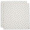 Jollein Panni in mussola per neonati - 115x115 cm - Confezione da 2 - 100% cotone - Copertina in mussola per neonati - Panni per ruttino per neonati - Mini Teddy Bear