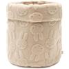 Jollein Cestino portaoggetti - Organizzatore per la cameretta - Per giocattoli per bambini - Accessori per bambini - Miffy Jacquard Teddy Sand - 30x30x35 cm