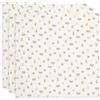 Jollein Panni in mussola per neonati - 70x70 cm - Confezione da 3 - 100% cotone - Morbidi e assorbenti - Versatili - Panni per ruttini per neonati - Jollies