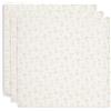 Jollein Panni in mussola per neonati - 70x70 cm - Confezione da 3 - 100% cotone - Morbidi e assorbenti - Versatili - Panni per ruttino per neonati - Miffy Moments Light Terra