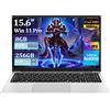 BENIRROS PC Portatile 15,6 Pollici con Celeron N4000 CPU Win 11 Notebook 8GB RAM 256GB