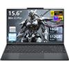 DIAKUOE PC Portatile 16GB RAM 512GB SSD Win 11 OS Notebook Twin Lake N150 CPU 15.6