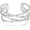Brosway Bracciale Donna, Bracciale Rigido in Ottone e Cristalli/cubic Zirconia | Collezione Calliope - BOP11