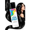 Party Buz WE VALUE YOUR TRUST Spray colorato temporaneo per capelli, lavabile, per feste, travestimenti, feste e Halloween, 133 ml (spray nero, 1)