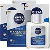 Nivea Men Active Age Hyaluron Balsamo Dopobarba After Shave Uomo Anti-Age Formula con Acido Ialuronico ad Azione Idratante Rivitalizzante Rinfrescante Lenitiva per Pelli Mature - 4 Flaconi da 100ml